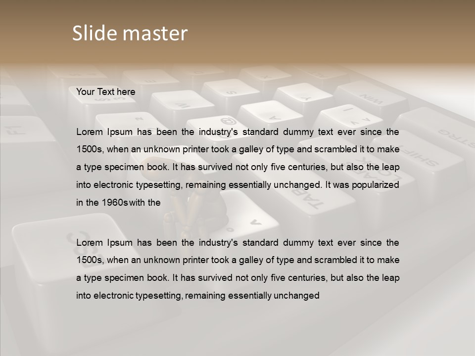 Female Care Hand PowerPoint Template