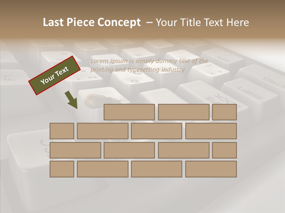 Female Care Hand PowerPoint Template