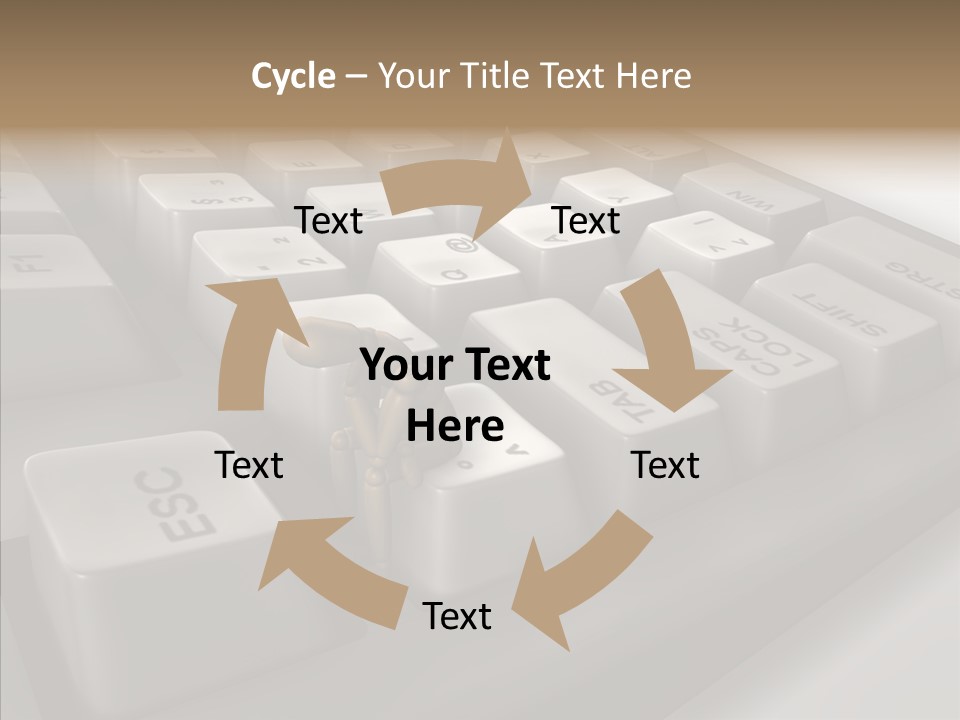 Female Care Hand PowerPoint Template