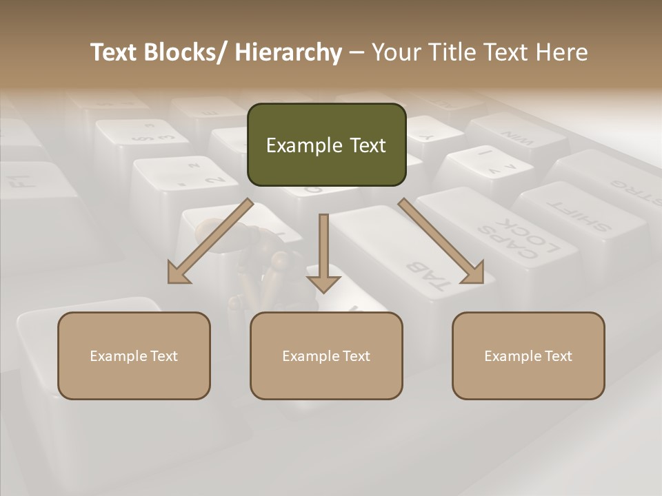 Female Care Hand PowerPoint Template