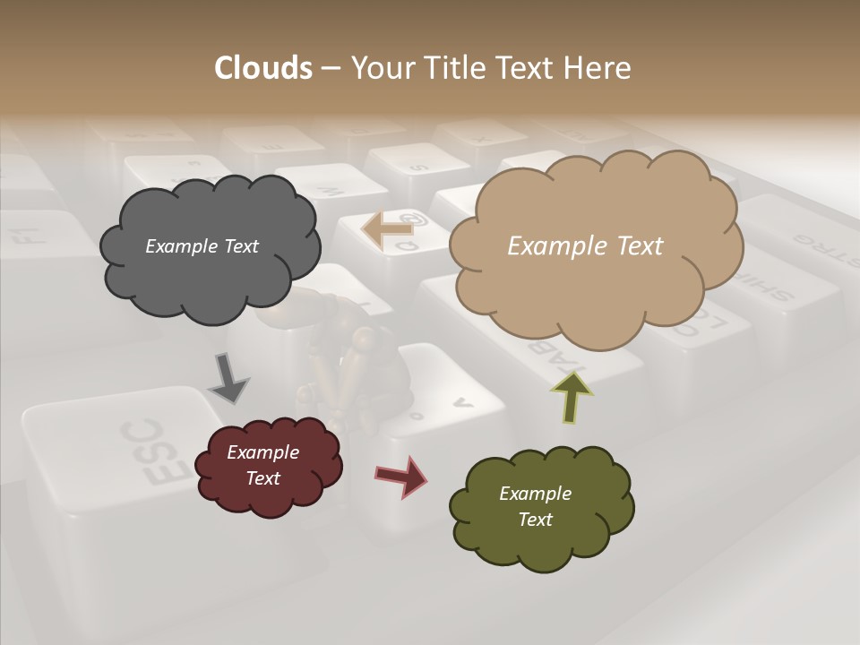 Female Care Hand PowerPoint Template