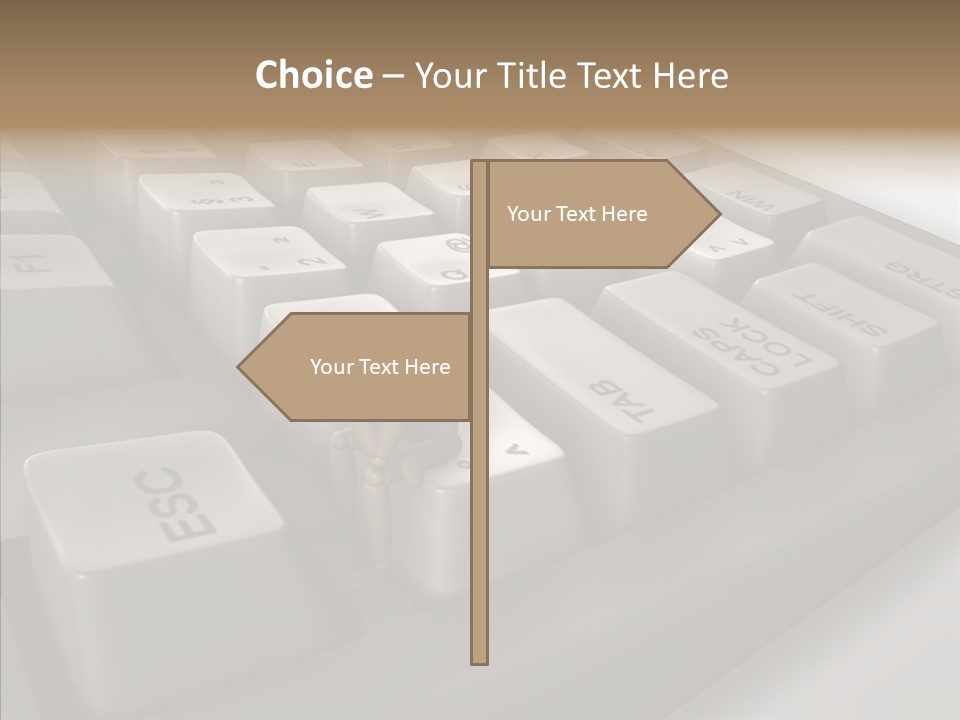 Female Care Hand PowerPoint Template