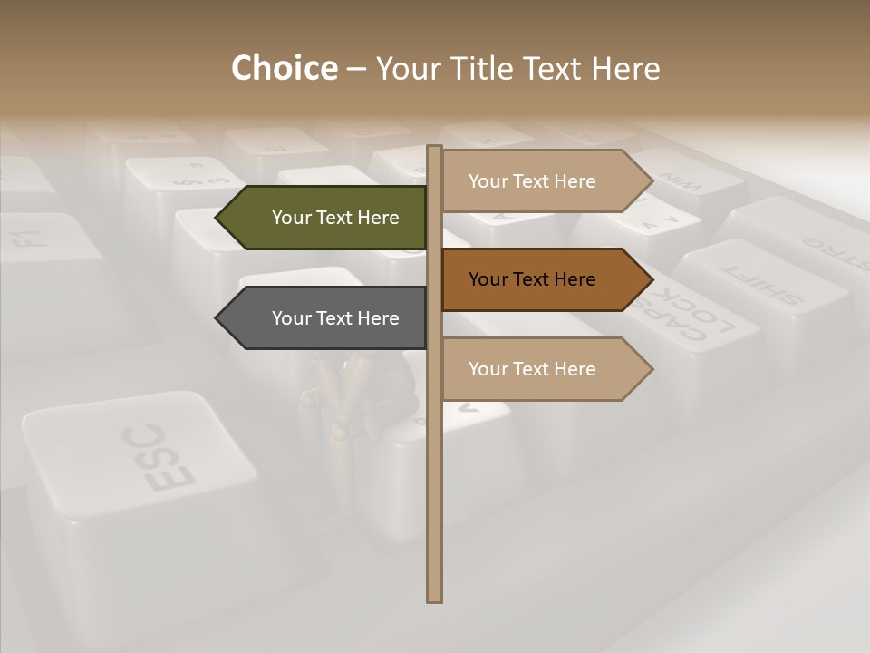 Female Care Hand PowerPoint Template