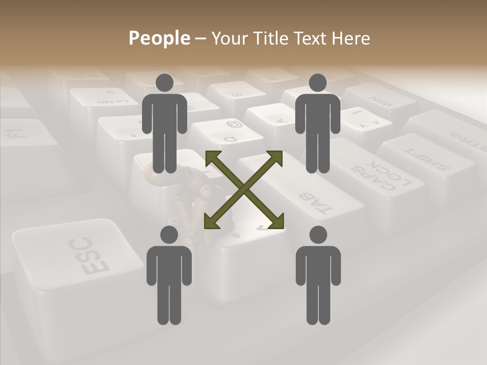 Female Care Hand PowerPoint Template