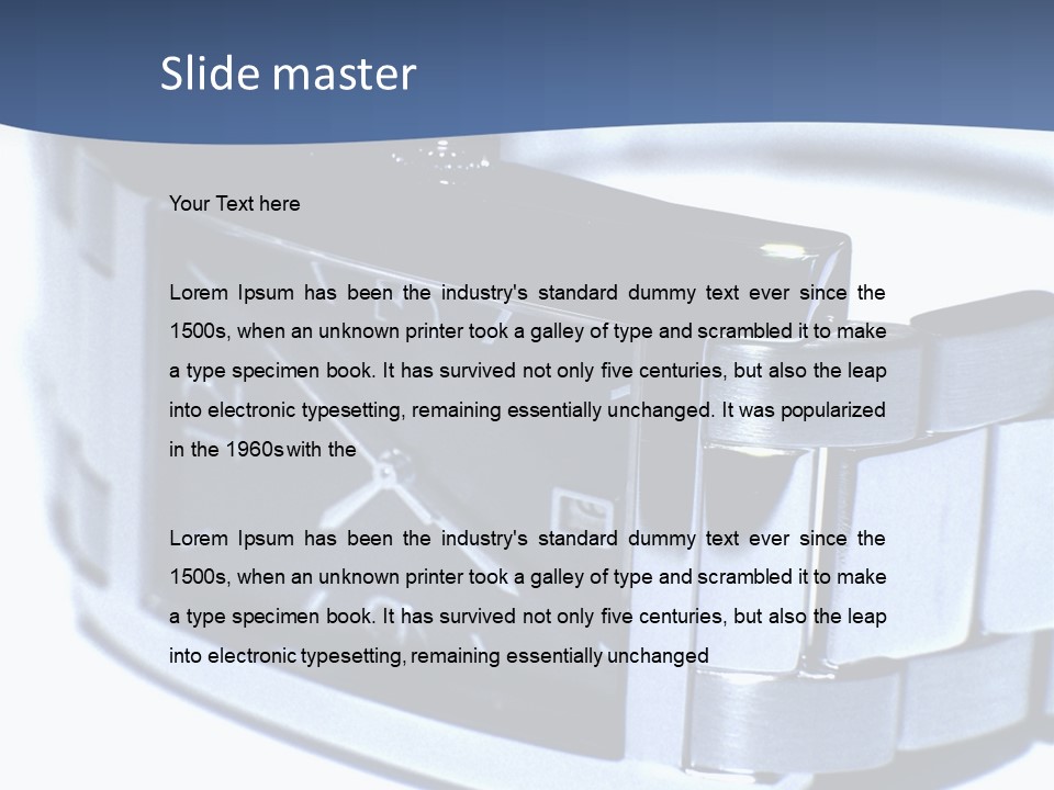 White Young Hold PowerPoint Template