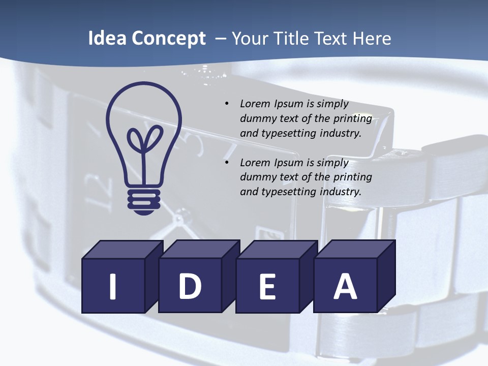 White Young Hold PowerPoint Template