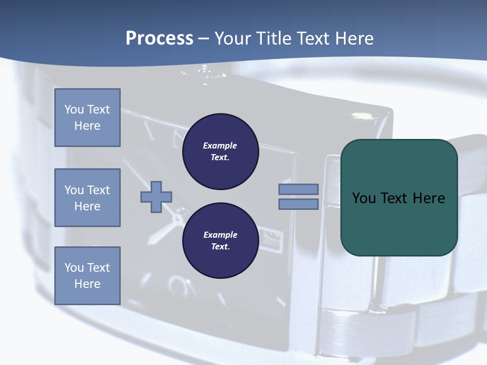 White Young Hold PowerPoint Template