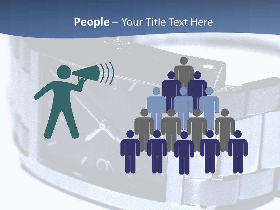 White Young Hold PowerPoint Template