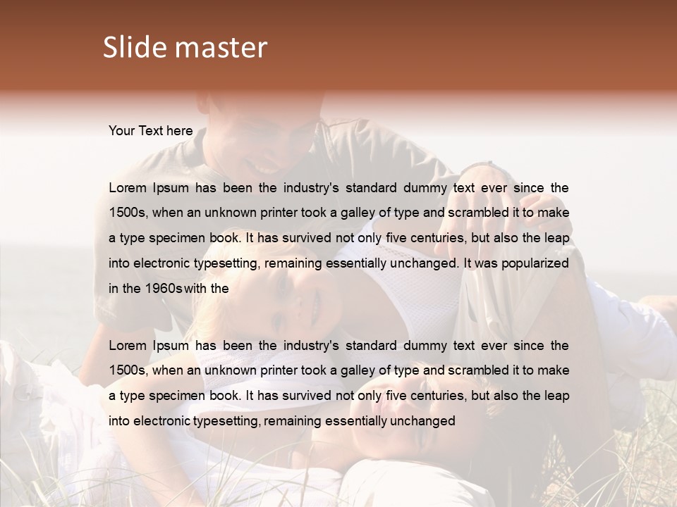 Hand Human Senior PowerPoint Template