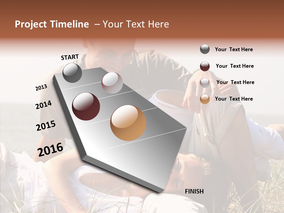 Hand Human Senior PowerPoint Template