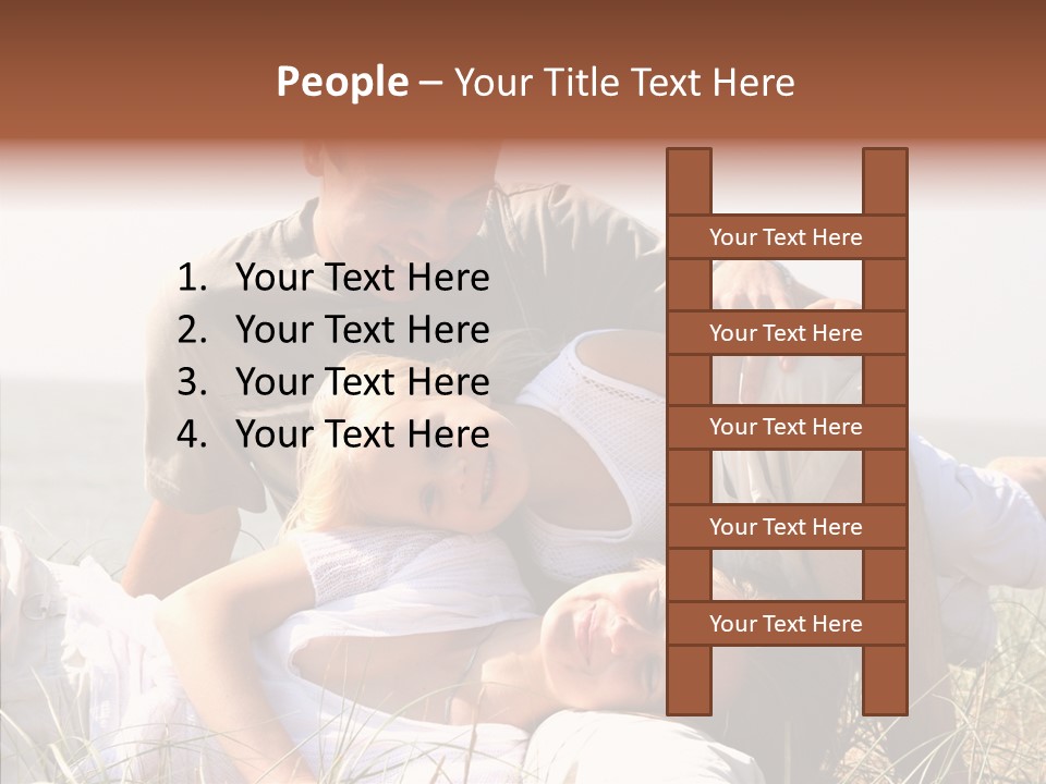 Hand Human Senior PowerPoint Template