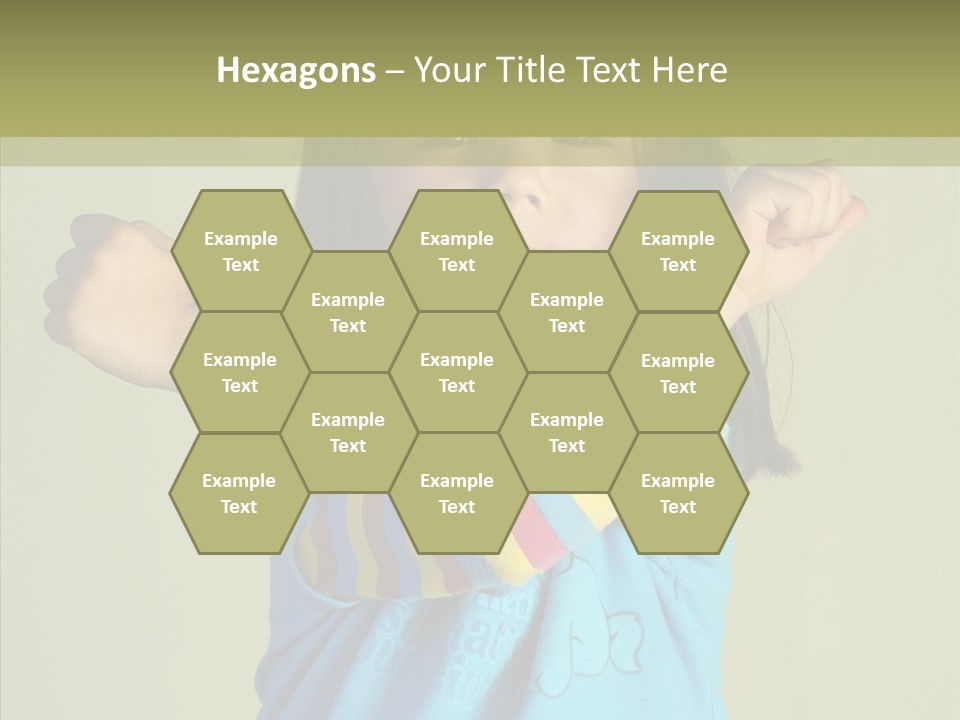 Young Finger White Background PowerPoint Template