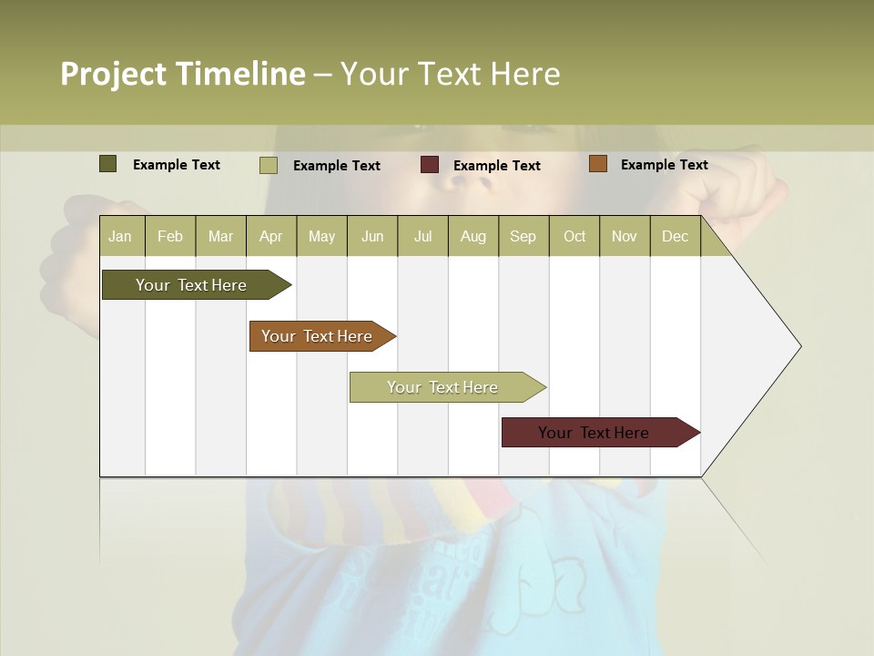 Young Finger White Background PowerPoint Template