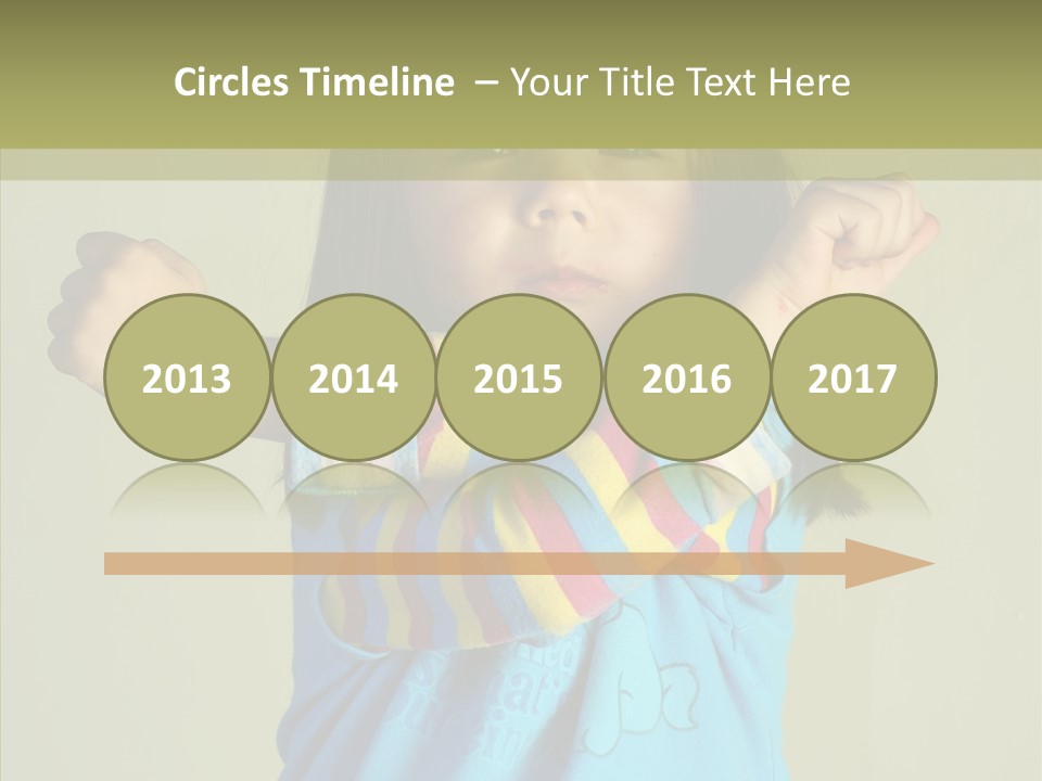 Young Finger White Background PowerPoint Template