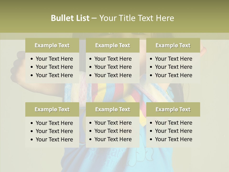 Young Finger White Background PowerPoint Template