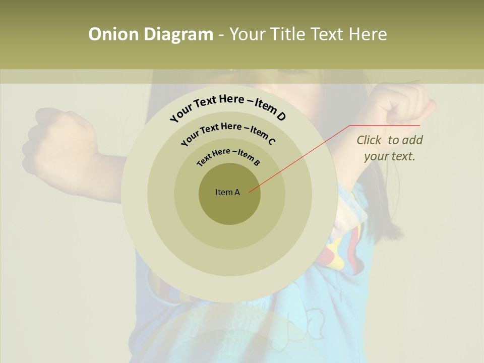 Young Finger White Background PowerPoint Template