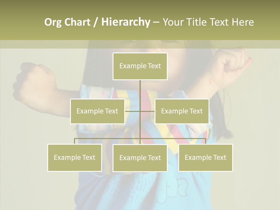 Young Finger White Background PowerPoint Template