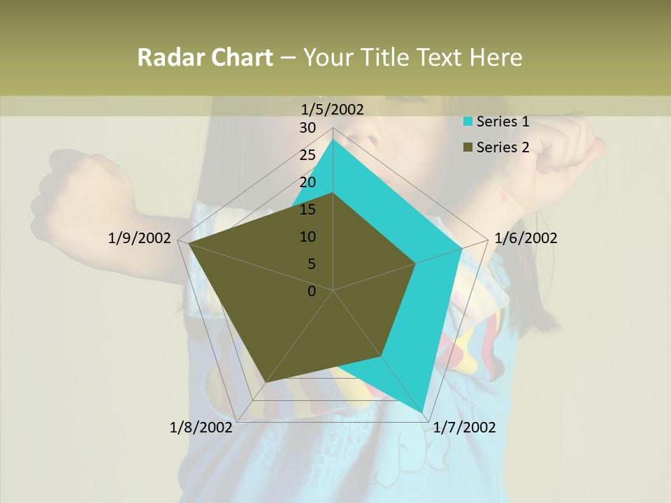 Young Finger White Background PowerPoint Template