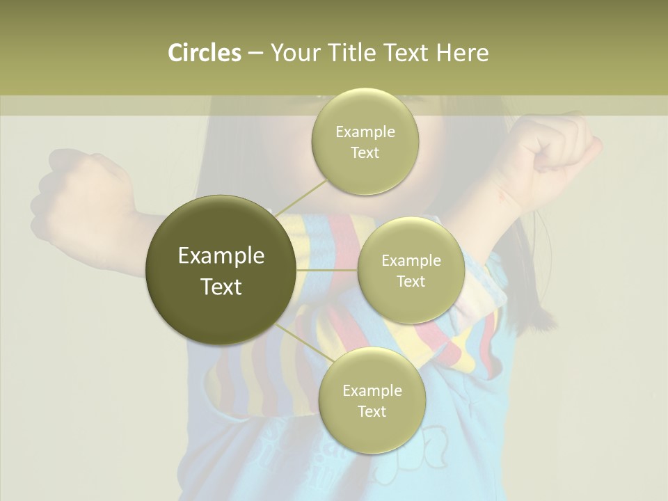 Young Finger White Background PowerPoint Template