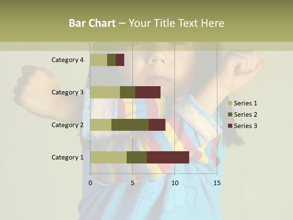Young Finger White Background PowerPoint Template