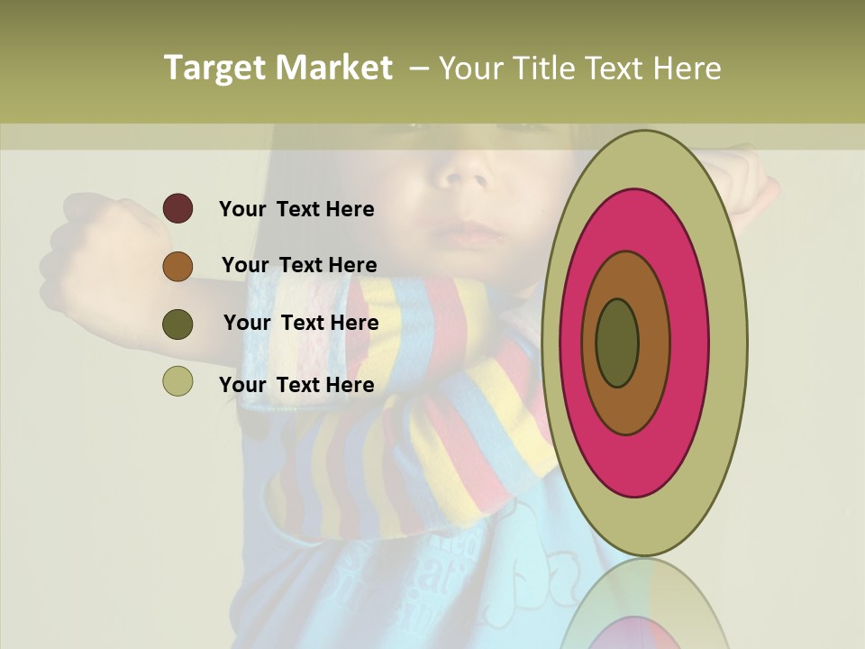 Young Finger White Background PowerPoint Template