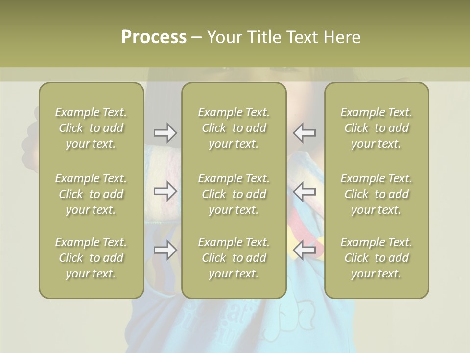 Young Finger White Background PowerPoint Template