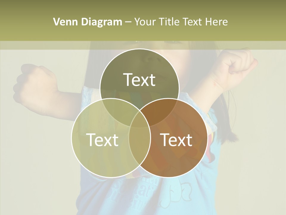 Young Finger White Background PowerPoint Template