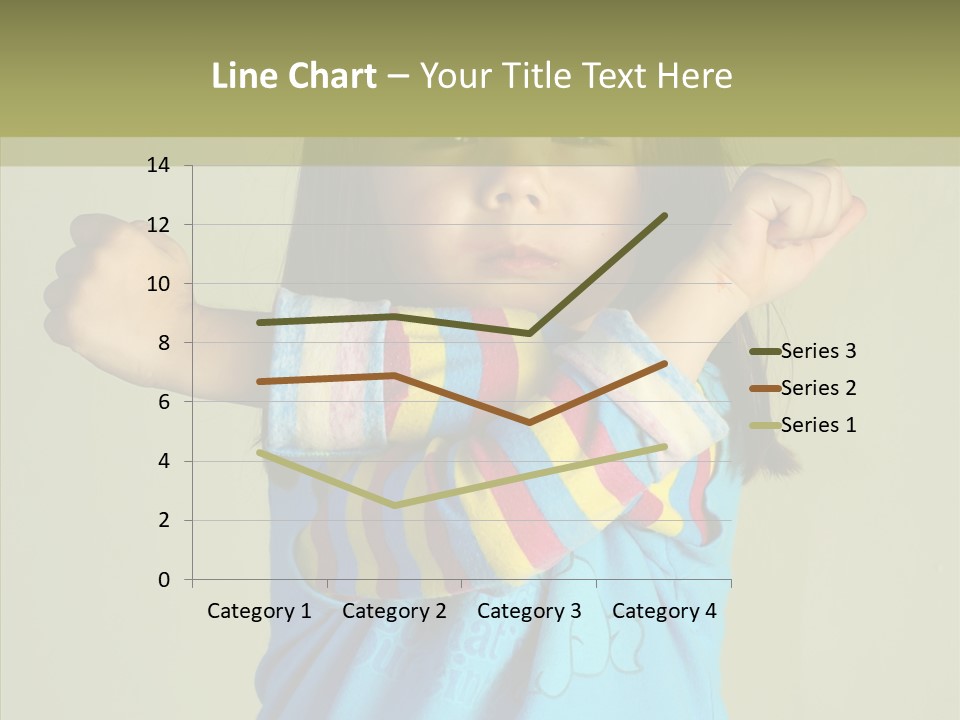 Young Finger White Background PowerPoint Template