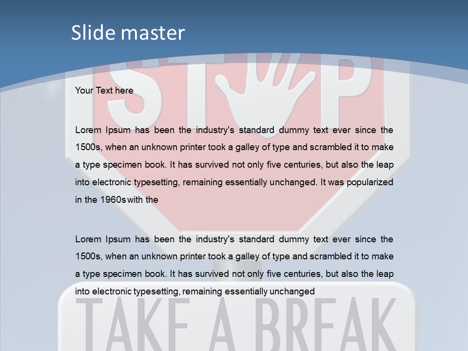 Assistance Closeup Help PowerPoint Template