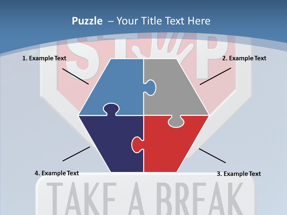 Assistance Closeup Help PowerPoint Template