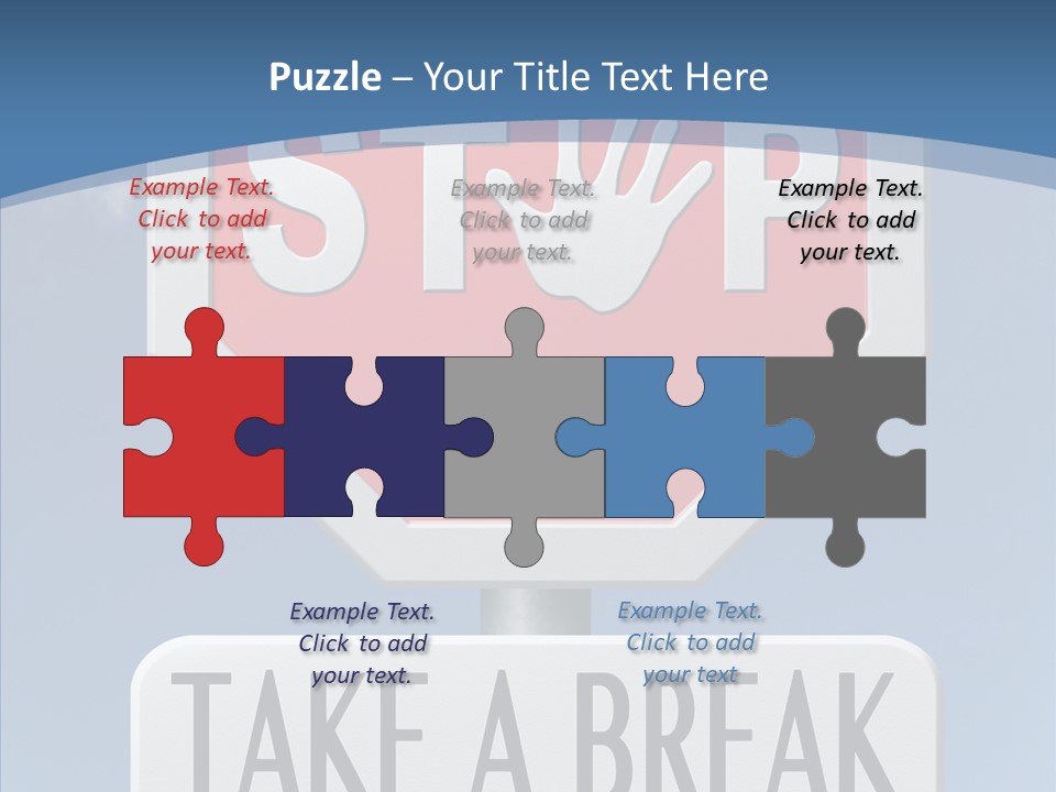 Assistance Closeup Help PowerPoint Template