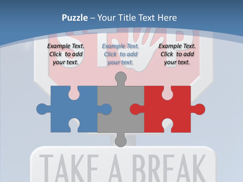 Assistance Closeup Help PowerPoint Template