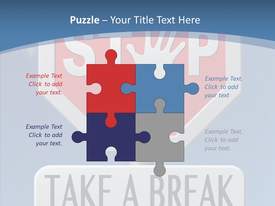 Assistance Closeup Help PowerPoint Template