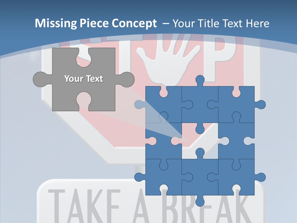 Assistance Closeup Help PowerPoint Template