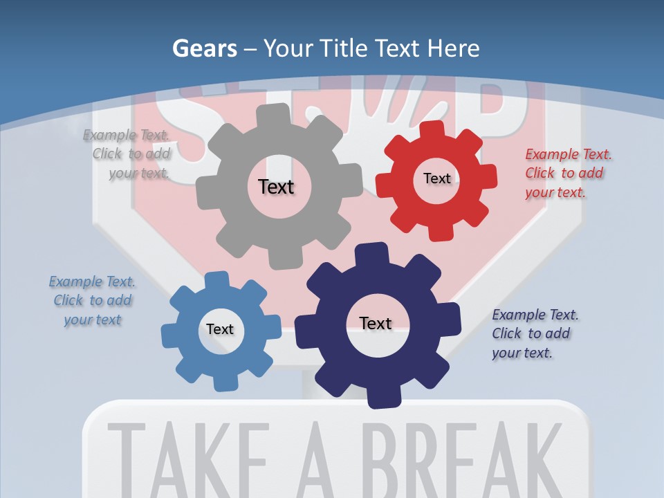 Assistance Closeup Help PowerPoint Template