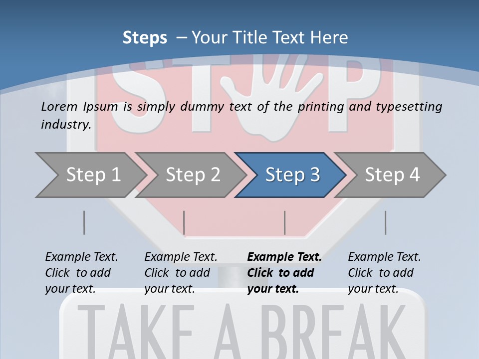 Assistance Closeup Help PowerPoint Template