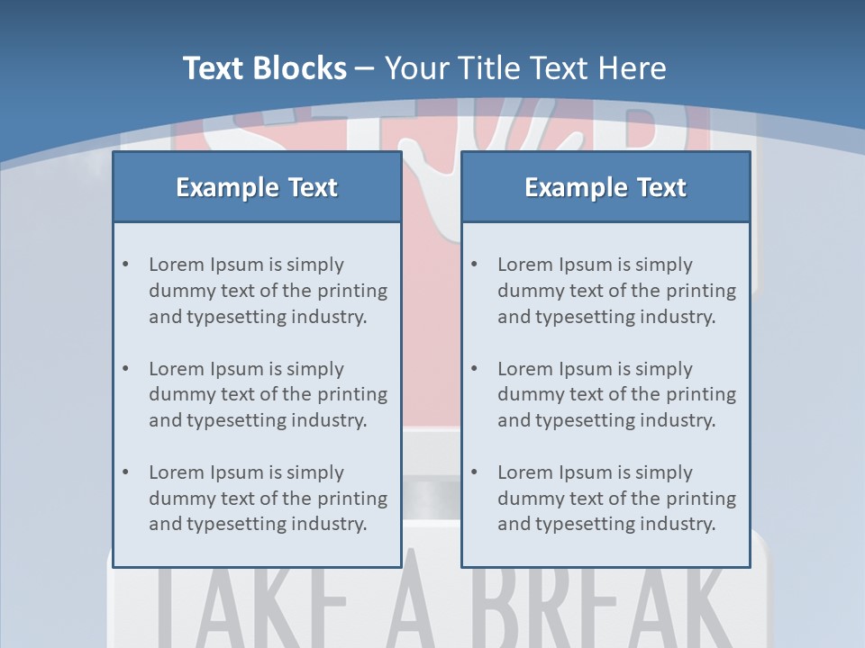 Assistance Closeup Help PowerPoint Template