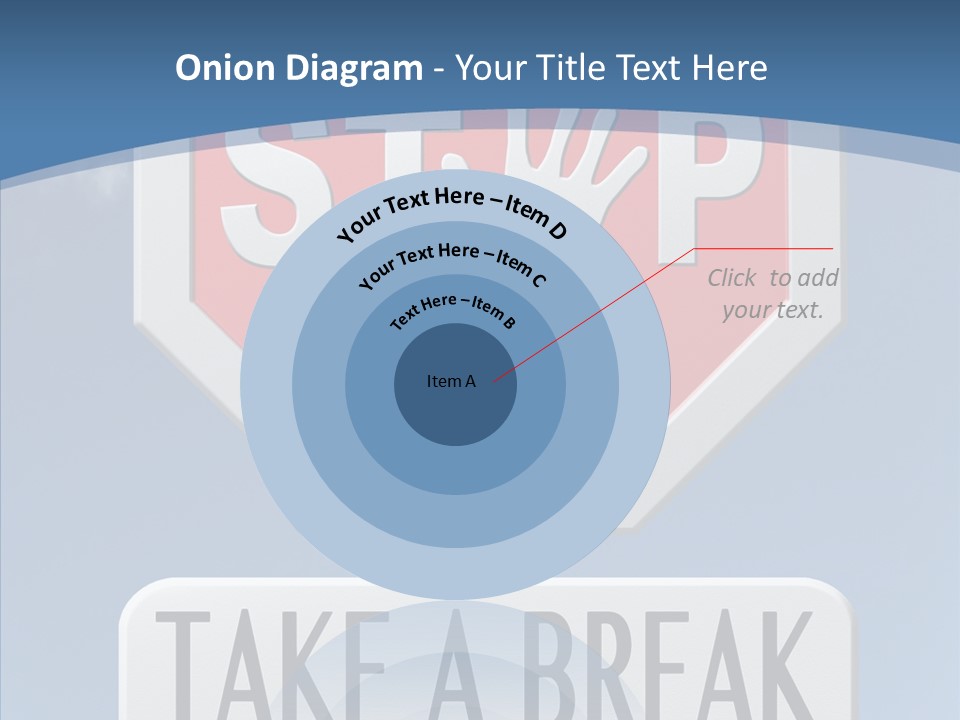 Assistance Closeup Help PowerPoint Template
