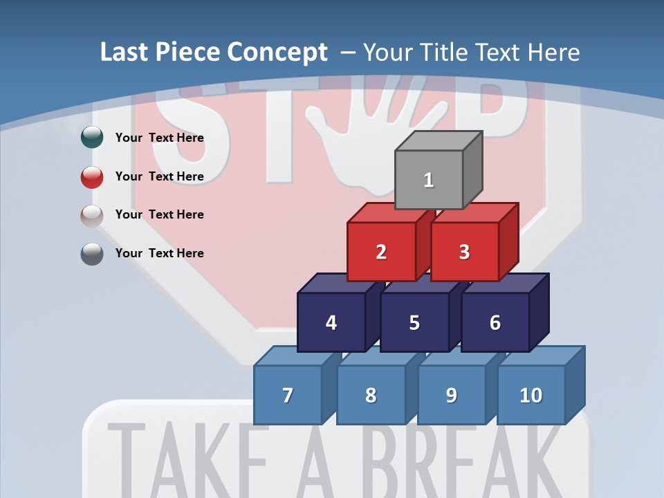 Assistance Closeup Help PowerPoint Template