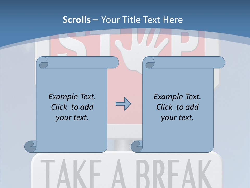 Assistance Closeup Help PowerPoint Template