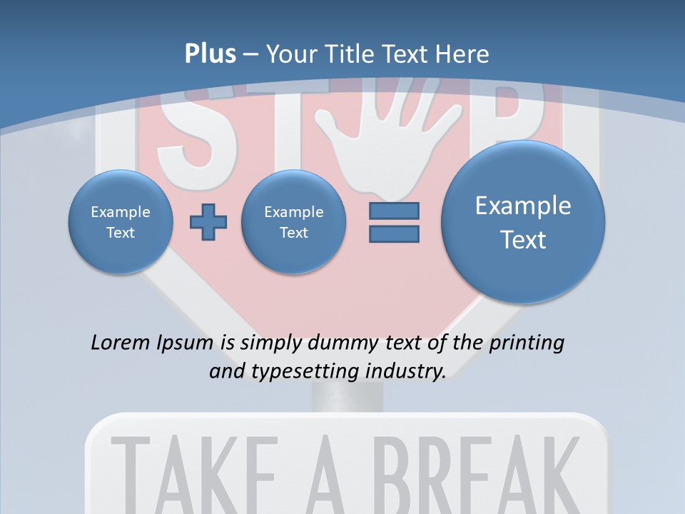 Assistance Closeup Help PowerPoint Template
