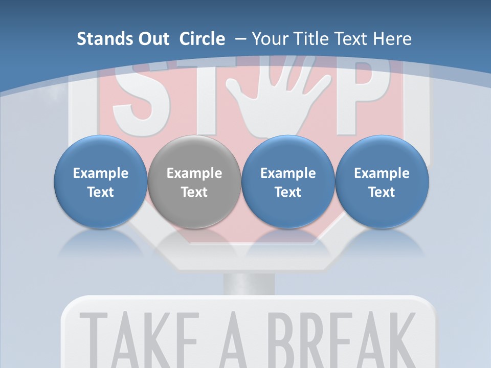 Assistance Closeup Help PowerPoint Template