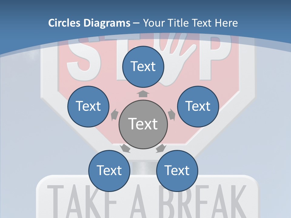 Assistance Closeup Help PowerPoint Template
