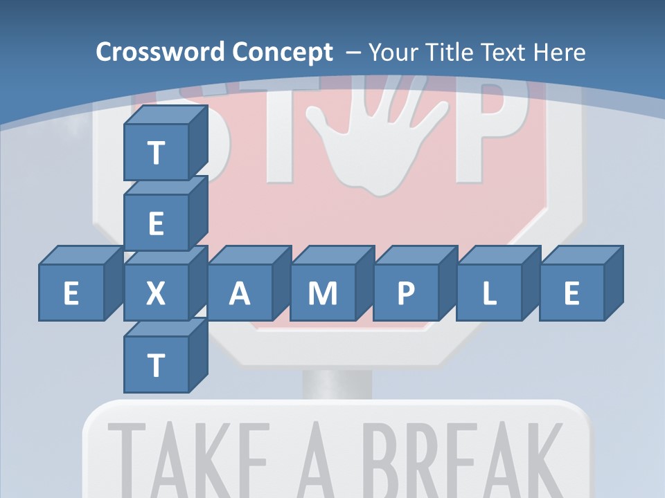 Assistance Closeup Help PowerPoint Template