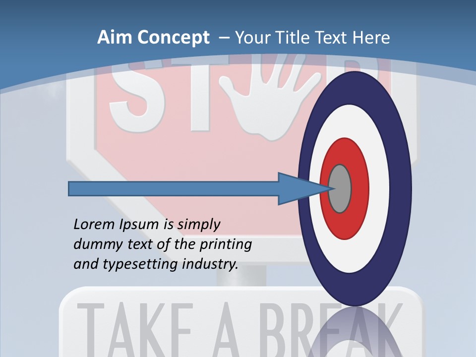 Assistance Closeup Help PowerPoint Template