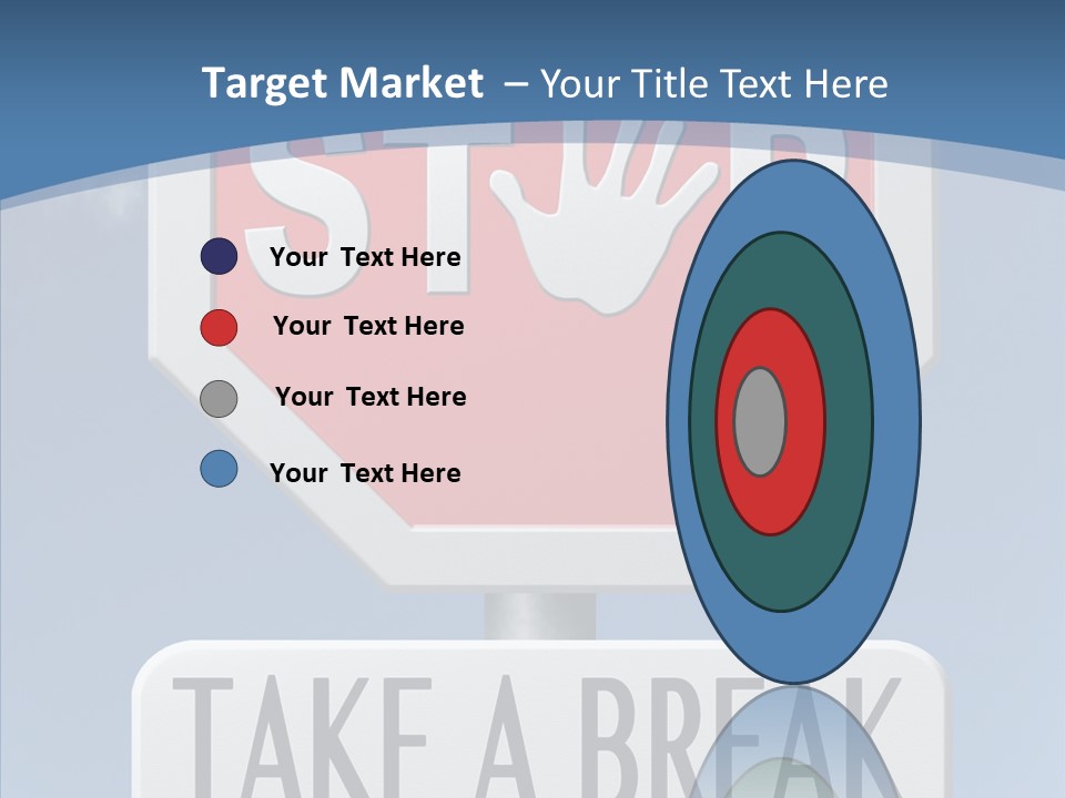 Assistance Closeup Help PowerPoint Template