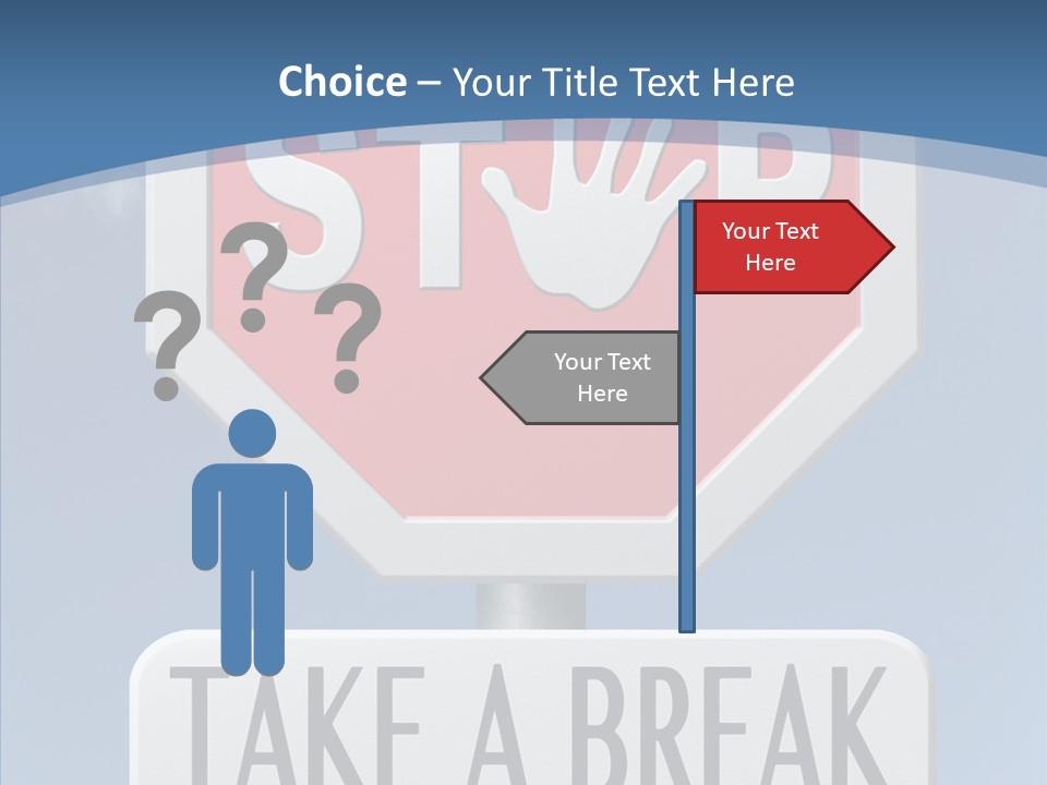 Assistance Closeup Help PowerPoint Template