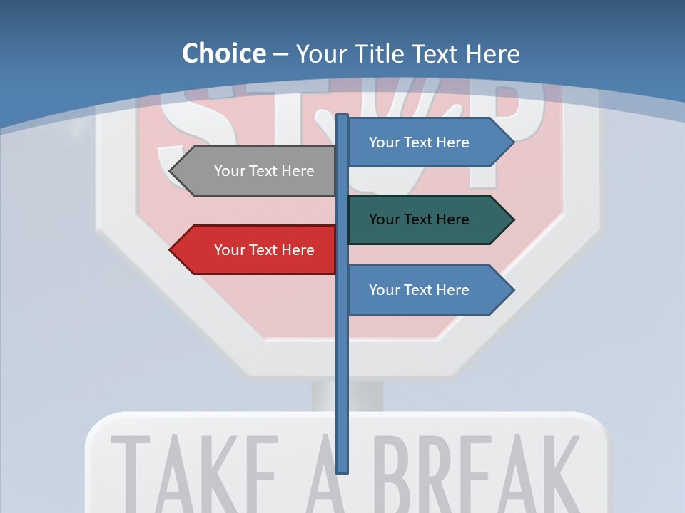 Assistance Closeup Help PowerPoint Template