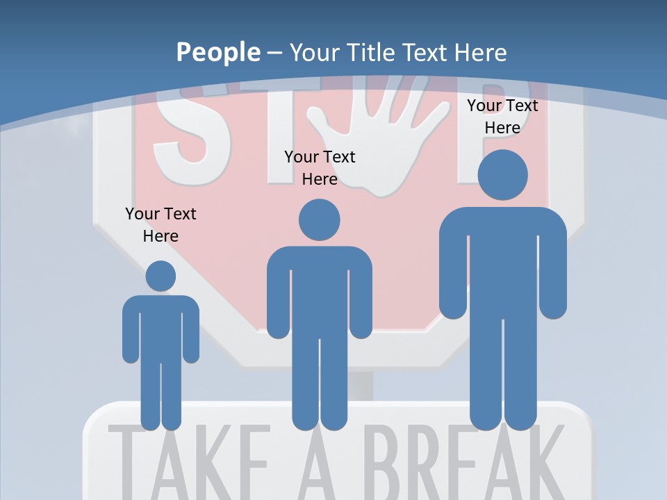 Assistance Closeup Help PowerPoint Template