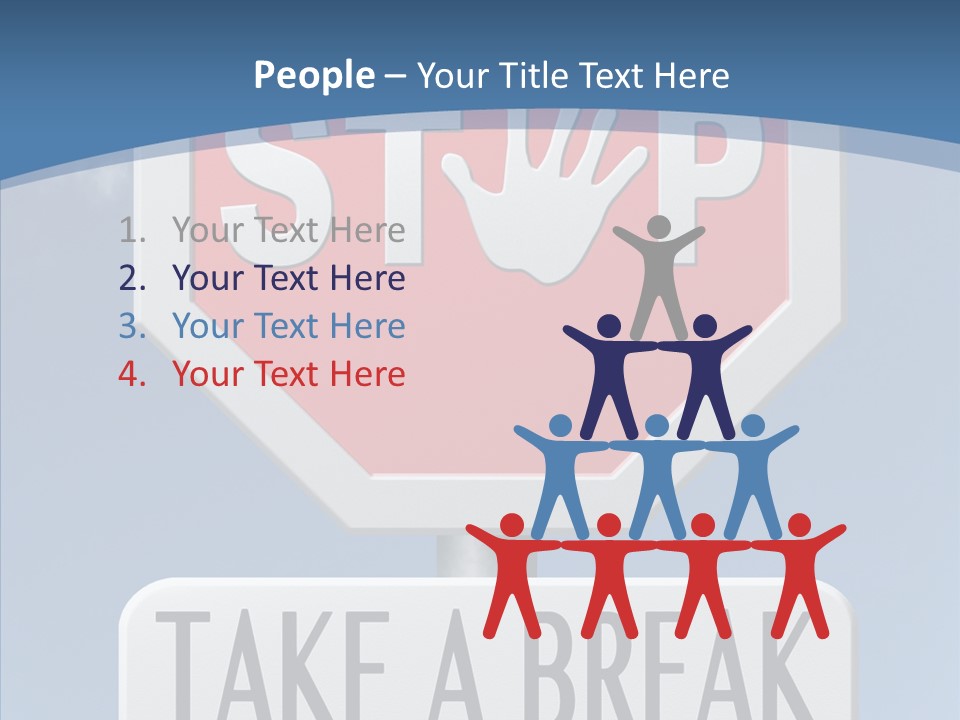 Assistance Closeup Help PowerPoint Template